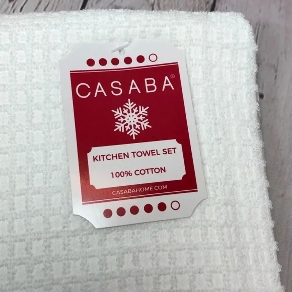 NWT Christmas kitchen towels with dachshund